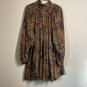 Urban Outfitters Blake Mock Neck Frock Dress Large